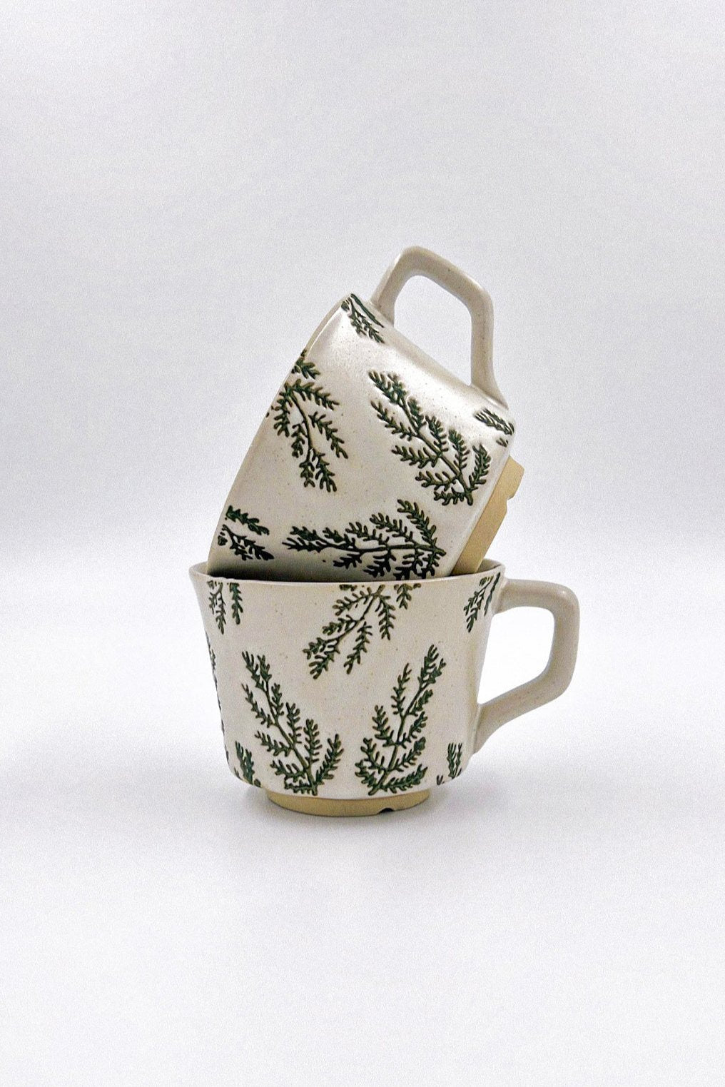 Tea and Coffee Cups - Wild Herbs - 2 Set