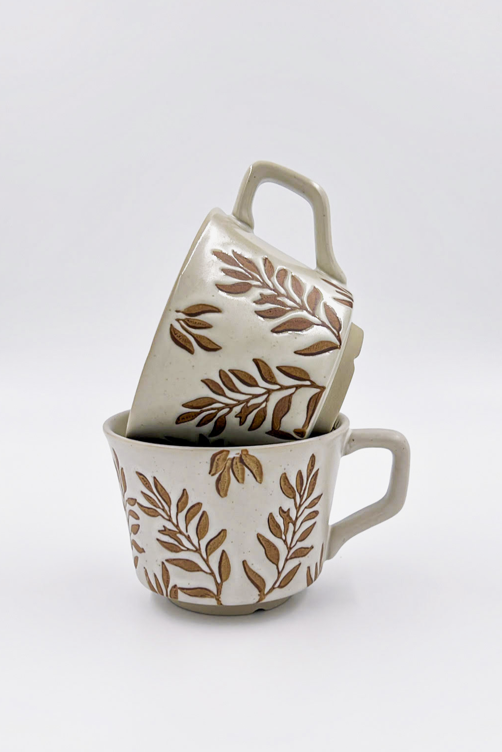 Tea and Coffee Cup - Olive Grove - 2 Set