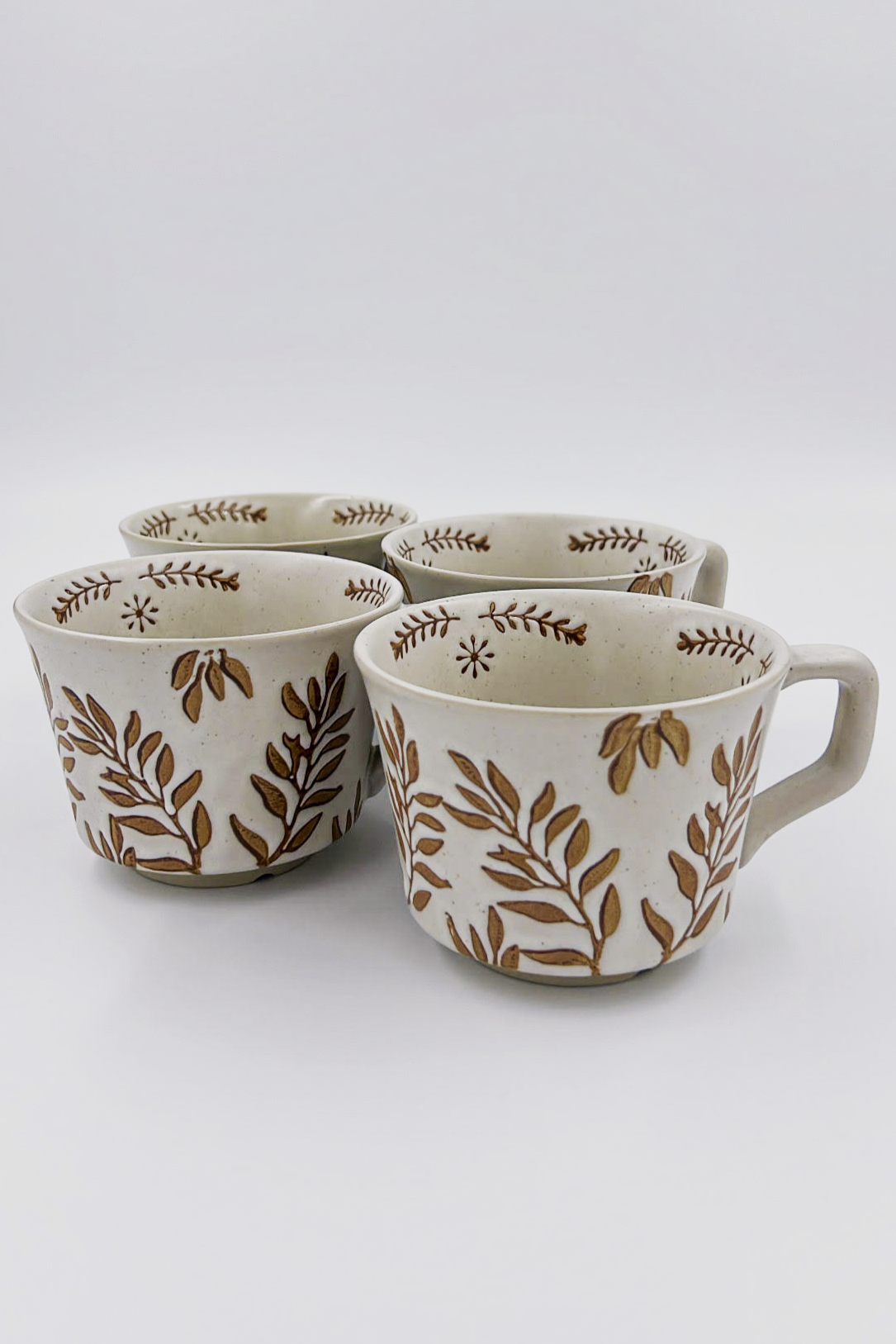 Tea and Coffee Cup - Olive Grove - 4 Set