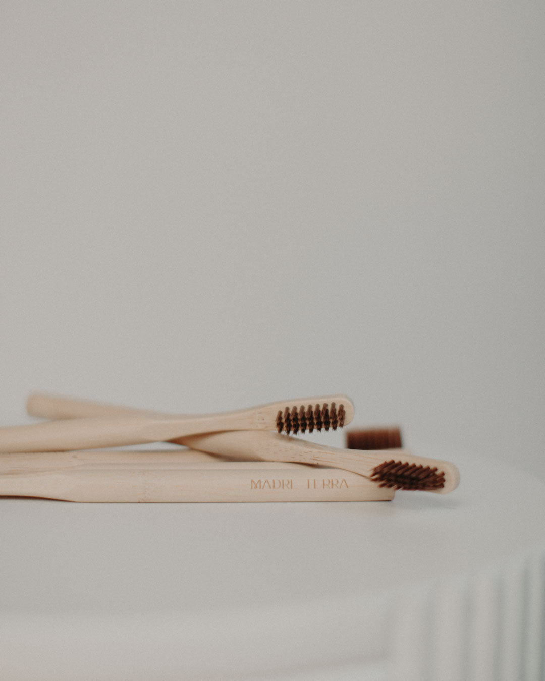 Bamboo Toothbrush Set of 5 - Brown