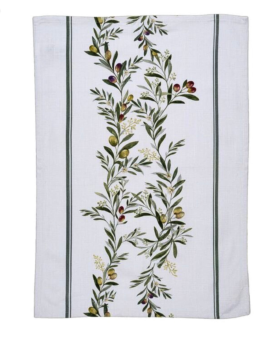 100% Cotton Tea Towel | Olive | 2 Set