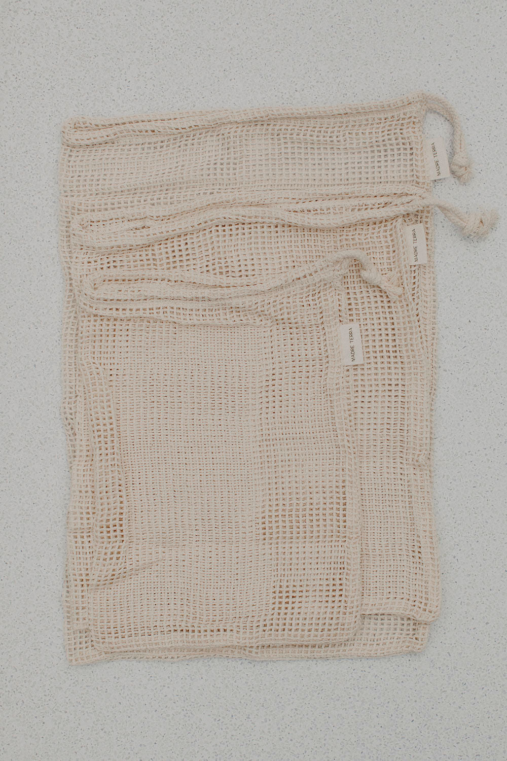 Organic Mesh Produce Bags - Set of Three | Certified Organic Cotton & Biodegradable