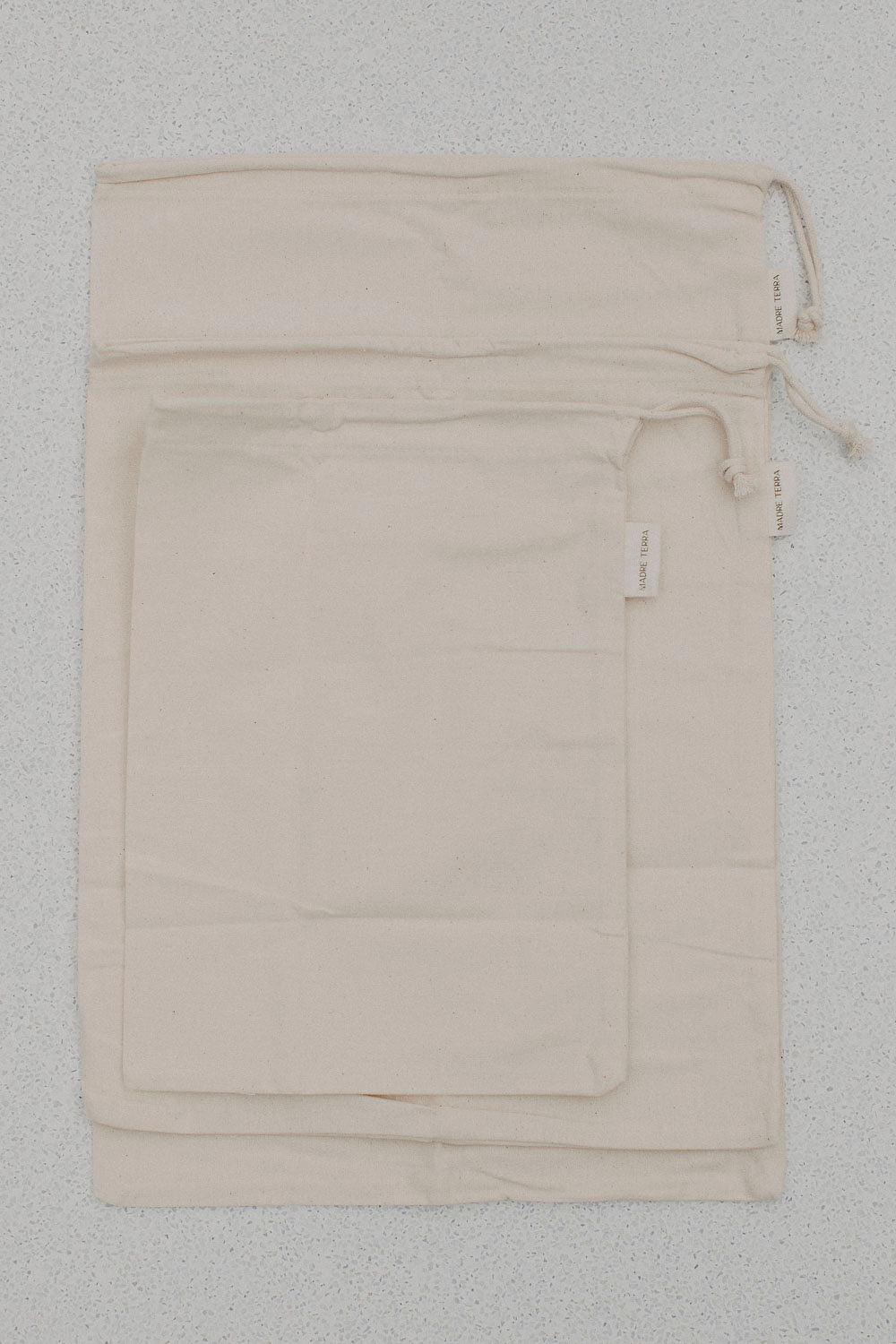 Organic Produce Bags - Set of Three | 100% Organic GOTS Cotton | Plastic-Free