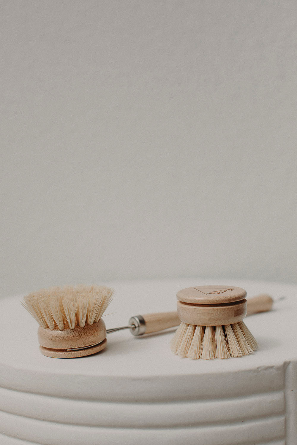 Plastic-Free Natural Bamboo Dish Brush - Biodegradable & Durable