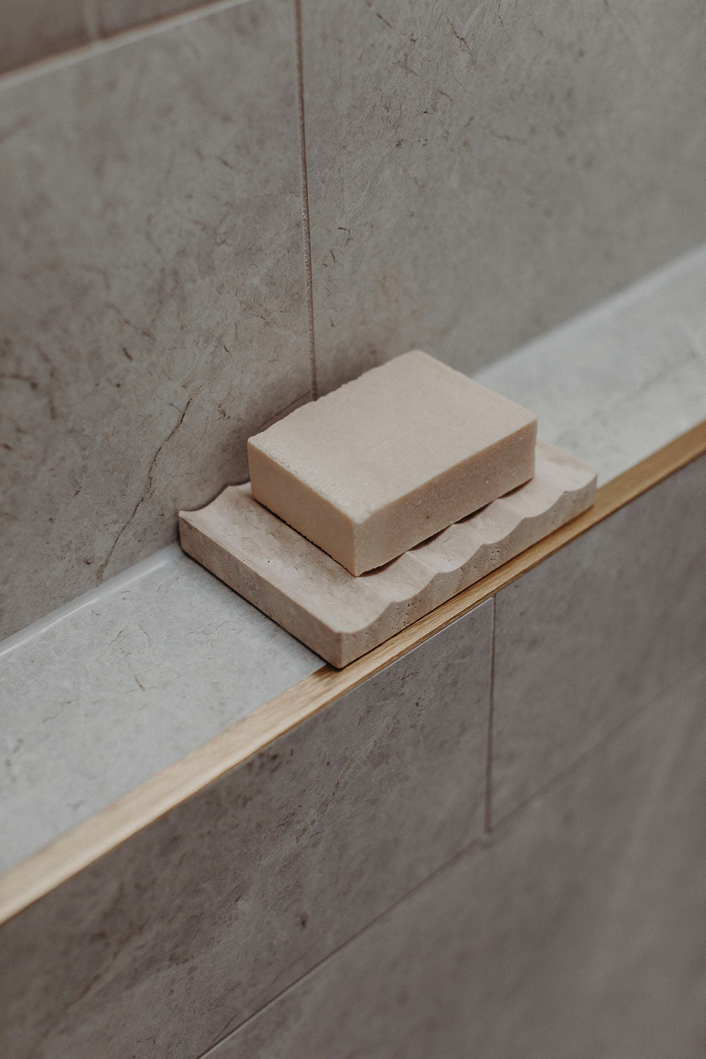 Travertine Soap Dish